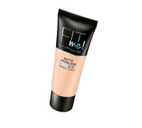 Maybelline New York Fondotinta Coprente Opacizzante Fit Me Matte & Poreless, 110 Porcelain