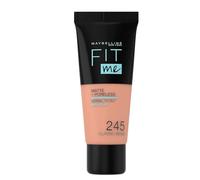 Maybelline New York Fondotinta Fit Me Matte&Poreless, Finish Opacizzante e Fissante, Tonalità: 245 Classic Beige