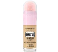 Maybelline Instant Age Rewind Perfector 4-in-1 Glow fondotinta illuminante per un look naturale colore 1.5 Light Medium 20 ml