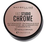 Maybelline New York Illuminante in Gel, Formula Acquosa con Pigmenti Perlescenti, per un Viso Brillante e Luminoso, 30 Metallic Bronze