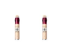 Maybelline New York - Instant Anti-Age Eraser, correttore multiuso, colore: 01 Light (Confezione da 2)