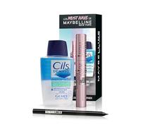 Maybelline New York - Kit di routine per occhi, Sky High, Tattoo Liner e struccante, misura standard