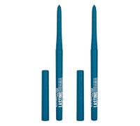 Maybelline New York Lasting Drama Matita Occhi Colore Under The Sea Automatica Waterproof con Tratto Pigmentato e Scorrevole Lunga Tenuta 36H - 2 Matite