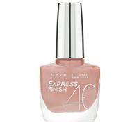 Maybelline New York Make Up Nailpolish Express Finish Smalto 405 Pearly Pastel/Ultra ad asciugatura rapida in delicato rosa antico, 1 x 10 ml