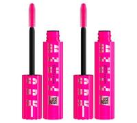 Maybelline New York Mascara Ciglia Sensazionali Firework Volume e Apertura dello Sguardo Scovolino con Setole a Spirale Formula in Gel Pro Vitamina B5 Tenuta 24H - 2 cosmetici da 10ml