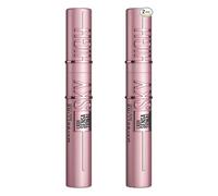 Maybelline New York Mascara Ciglia Sensazionali Sky High, Volumizzante e Allungante, Definisce, incurva e moltiplica, Nero, Confezione da 2