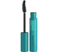 Maybelline New York Mega Mousse Mascara Green Edition, Per Volume Leggero e Modulabile, Mega Impatto delle Ciglia, Formula con Burro di Karité, 02 Very Black