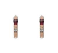 Maybelline New York, penna di copertura istantanea anti-età, correttore con micro applicatore, n. 121 Light Honey, 6,8 ml (Confezione da 2)