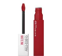 Maybelline New York Rossetto Matte SuperStay Matte Ink, Tinta Labbra a Lunga Tenuta, Colore Intenso e Vibrante, No Transfer, Spiced Edition, Hustler (335), 5 ml