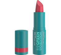 Maybelline New York - Rossetto satinato e pigmentato - Arricchito con burro di cacao - 86% di ingredienti di origine naturale - Formula Vegan - Butter Cream Green Edition - Tonalità: Floreale (08)