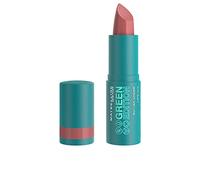 Maybelline New York - Rossetto satinato e pigmentato - Arricchito con burro di cacao - 86% di ingredienti di origine naturale - Formula Vegan - Butter Cream Green Edition - Tonalità: Windy (15)
