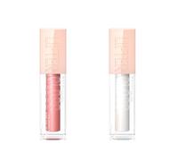 Maybelline New York - Set di 2 lucidalabbra idratante e lucentezza istantanea - arricchito con acido ialuronico - Lifter Gloss - Tonalità: 001 Pearl + 003 Moon