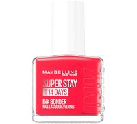 Maybelline New York - Smalto per unghie colorato a lunga tenuta, colori intensi e pigmentati, rafforza le unghie danneggiate, Superstay Ink Bonder, colore: rosa salsa 490-12 ml