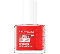 Maybelline New York - Smalto per unghie colorato a lunga tenuta - Colori intensi e pigmentati - Rafforza le unghie danneggiate - Superstay Ink Bonder - Tonalità: Blood Orange 493-12 ml