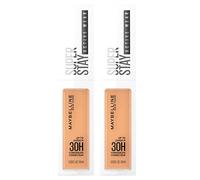 Maybelline New York Super Stay Active Wear Correttore Liquido 30h Waterproof con Applicatore Flessibile Colore 30 Honey Formula Vegana No Transfer - 2 Cosmetici