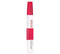 Maybelline New York Superstay 24Color Rossetto a Lunga Durata Doppio Gesto, Liquido Intenso e Balsamo per Fissare il Colore, 195 Raspberry