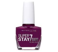 Maybelline New York Superstay 7 Days Smalto Effetto Gel, 230 Berry Stain