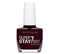 Maybelline New York Superstay 7 Days Smalto Effetto Gel, 287 Midnight Red