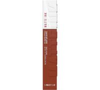 Maybelline New York Tinta Labbra SuperStay Matte Ink, Rossetto Matte Liquido a Lunga Tenuta, Fighter (75), 5 ml