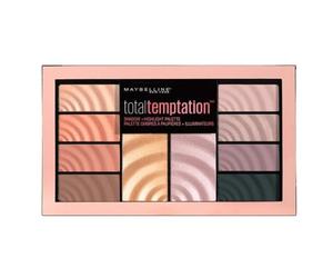 Maybelline New York Total Temptation Palette Ombretti Occhi e Illuminante Viso, 8 Ombretti dai Toni Pastello e 2 Illiminanti
