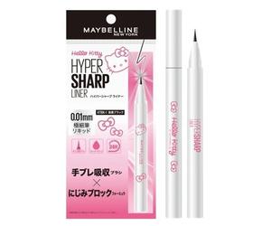 [MAYBELLINE NEW YORK x HELLO KITTY] Eyeliner Liquido Waterproof Nero Hyper Sharp
