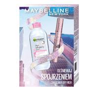 Maybelline Set Cosmetici, Mascara Sky High Black + Garnier Acqua Micellare 3in1 g