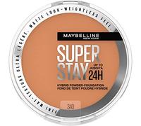 Maybelline Super Stay Up to 24HR Hybrid Powder-Foundation, Medium-to-Full Coverage Makeup, Matte Finish, 340, 1 Count