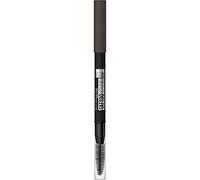 Maybelline TattooStudio - Matita per sopracciglia impermeabile, affilabile, lunga durata, Brows Definito, Pigment Brow Pencil, Up to 36HR, Spoolie Eyebrow Brush, Black Brown, 0,7 g