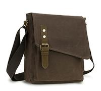 MayBlosom Borsa a Tracolla Piccola, Borsa Uomo Borse Messenger di tela, Resistente all'acqua Borse a spalla per Donna Uomo per Scuola Lavoro Viaggio