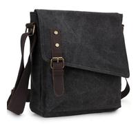 MayBlosom Borsa a Tracolla Piccola, Borsa Uomo Borse Messenger di tela, Resistente all'acqua Borse a spalla per Donna Uomo per Scuola Lavoro Viaggio
