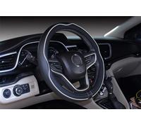 Mayco Bell 2019 New Microfiber Leather Car Extra Large Steering Wheel Cover for Big Trucks (17.5-18'', White)