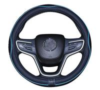 Mayco Bell 2019 nuovo coprivolante in pelle in microfibra nera per F-150 Tundra Range Rover (nero blu, 39-40,25 cm)