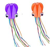 Mayco Bell Aquilone Nylon Octopus per Bambini Aquiloni (Arancio e Viola)