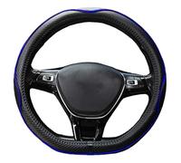 Mayco Bell Coprivolante con fondo piatto, antiscivolo, sicuro, morbido, traspirante, resistente, con copertura completa, comoda impugnatura in pelle in microfibra (forma a D, nero blu scuro)
