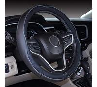 Mayco Bell Coprivolante di grandi dimensioni antiscivolo, sicuro, morbido, traspirante, resistente, con copertura completa, comoda impugnatura in pelle in microfibra (39,4-40,6 cm, nero grigio)