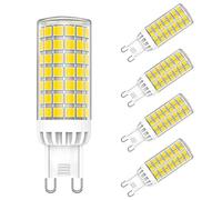 MAYCOLOR G9 LED Lampadine 9W Equivalenti 75W, 750 LM, Bianca Fredda 6000K G9 Risparmio Energetico Lampadine per Plafoniera da Soffitto Lampadario Non Dimmerabile 4 Pezzi