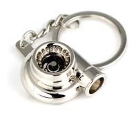 Maycom®, portachiavi a forma di termocompressore, stile automobilistico, Metallo, Polished Silver, small