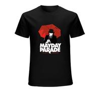 Mayday Parade A Lesson in Romantics Umbrella Man O-Neck 100% Cotton Short Sleeve Unisex T-Shirt S