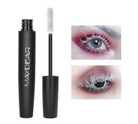 Maydear Mascara, waterproof, resistente, a prova di sbavature, voluminoso e affascinante, bianco