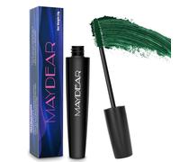Maydear Mascara waterproof, resistente, a prova di sbavature, voluminoso e affascinante, verde scuro