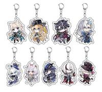 MayDee 9 ciondoli in acrilico Genshin Impact Fontaine Furina Wriothesley Chibi Personaggio Cosplay Accessori per fan collezionabili Neuvillette Fan Fiction Keychain, multicolore, Medium