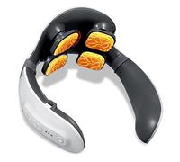 Mayeec - Massaggiatore intelligente per il collo con 6 modalità, 18 livelli di intensità, senza fili, massaggiatore elettrico portatile per il collo per alleviare il dolore, per casa, ufficio