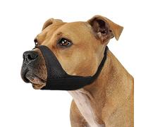 Mayerzon Museruola per pitbull, morbida museruola per bulldog americani, boxer, rottweiler, anti abbaiare, mordere, mordere, paradenti per cani a muso medio grande e corto, per toelettatura e visite