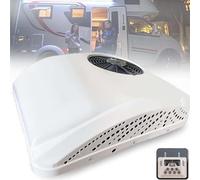 MAYFABD Condizionatore d'Aria del Tetto del Camper del Camion Elettrico 12V 24V Volt con Raffreddamento Riscaldamento Condizionatore d'Aria del Camper per Veicolo del Camion RV,24V