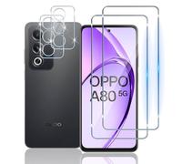 Mayfun Pellicola Compatibile con OPPO A80 5G Vetro Temperato, [2+2 Pezzi] Pellicola Protettiva e Fotocamera Pellicola, 9H Durezza, Bubble-Free, Anti Graffio HD Camera Protezione