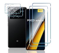 Mayfun Pellicola Vetro Temperato Compatibile con Xiaomi POCO X6 Pro 5G, [2+2 Pezzi] Pellicola Protettiva e Fotocamera Pellicola, 9H Durezza, Anti Graffio, Bubble-Free HD Camera Protezione