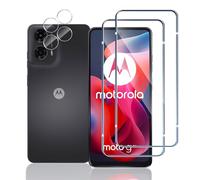 Mayfun per Motorola Moto G24 /Moto G04 /Moto G04S /Moto E14 Vetro Temperato, [2+2 Pezzi] Pellicola Protettiva + Fotocamera Pellicola, 9H Durezza, Bubble-Free, Anti Graffio HD Camera Protezione