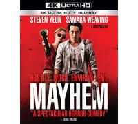 Mayhem (4K UHD Blu-ray) Samara Weaving Kerry Fox Steven Brand Steven Yuen