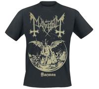 Mayhem Daemon Uomo T-Shirt Nero XL 100% Cotone Regular