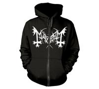 Mayhem De Mysteriis Dom Sathanas autorizzato Felpa con Cappuccio